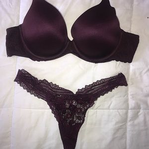 Matching Bra and Underwear Set